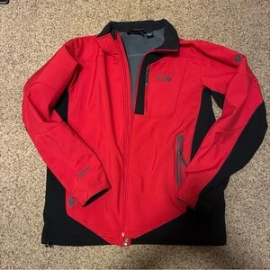 Mountain Hardwear Men's Performance Jacket in Red and Black